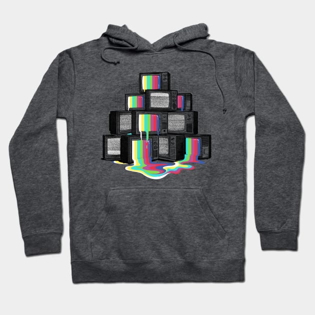 Retro Tv Test Hoodie by Gammaray